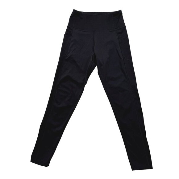 Calvin Klein Performance Leggings Pockets Stretch Black Size M Athletic Workout - Picture 1 of 10